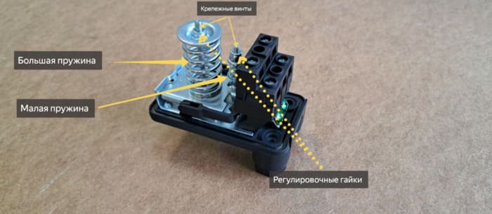 устройство реле давления