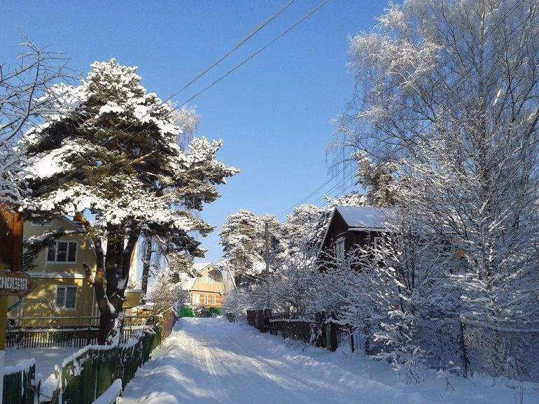 Дача Зимой Фото