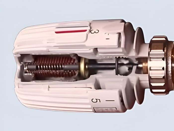 Термостатическая головка для радиатора: принцип действия и устройство в разрезе