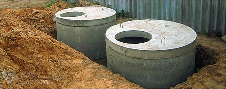 Бетонные кольца - Накопитель для автономной канализации