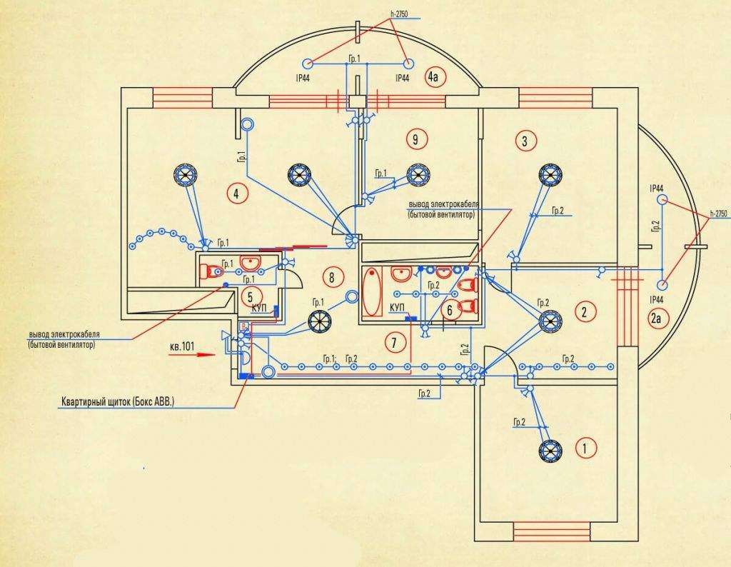 Схема электрической сети в частном доме