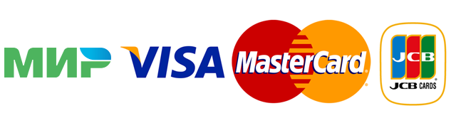Visa MasterCard JCB МИР
